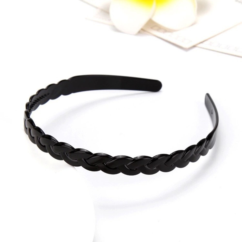 Men Accessories Shop - Harsen zwart golvend antislip haaraccessoires voor