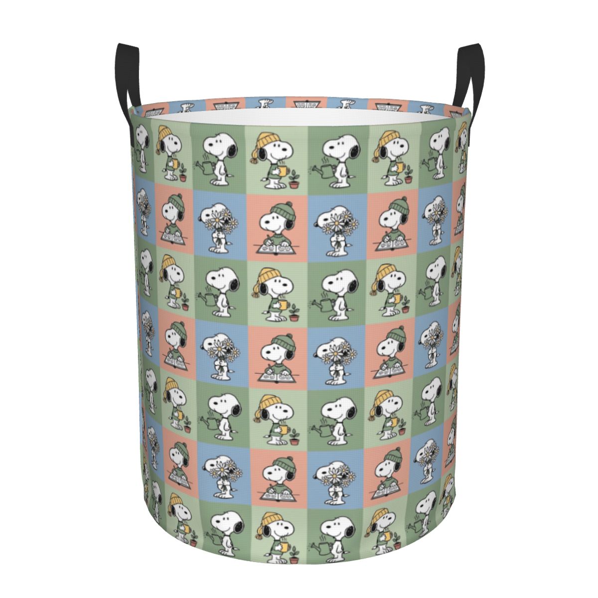 Men Accessories Hamper - S-Snoopy geruite geruite wasmand grote opbergmand