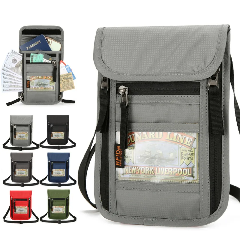 Men Accessories For Neck - RFID-blokkerende reisportemonnee voor om de nek,
