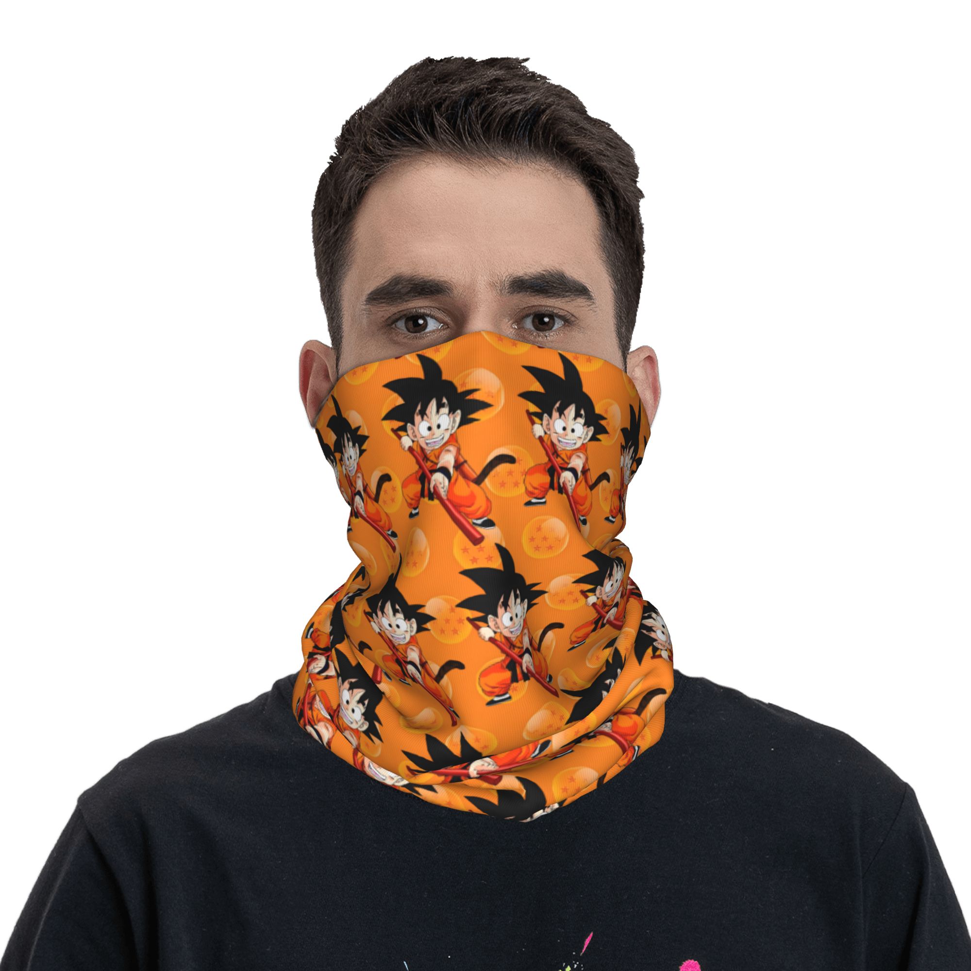 Men Accessories For Neck - Aangepaste Goku Anime Bandana Nekwarmer Winddichte