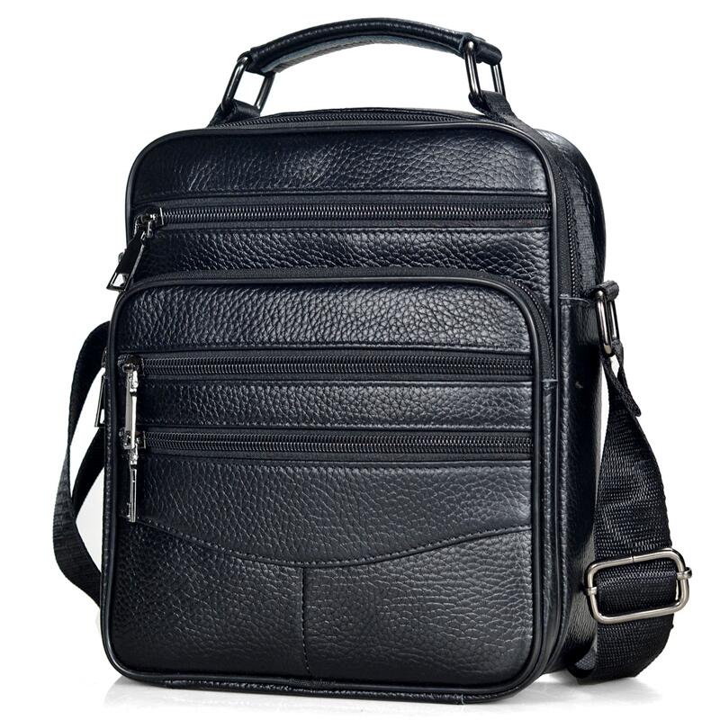 Men Accessories Bag - Mannen Echt Lederen Handtassen Mannelijke Hoge