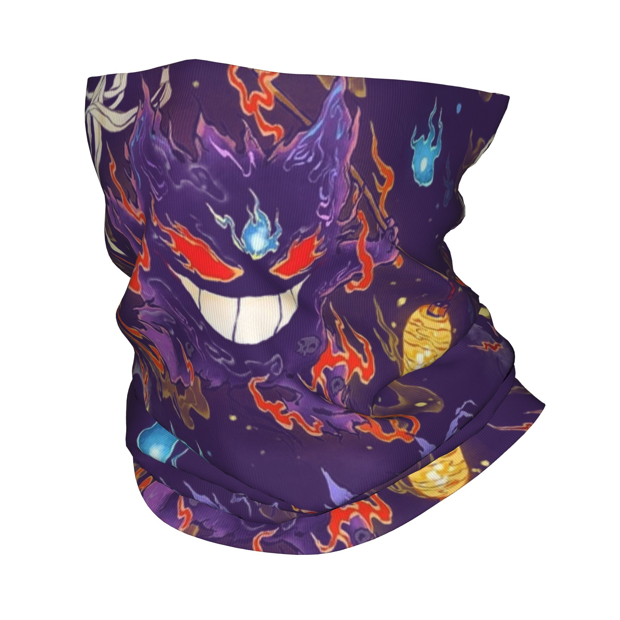 Men Accessories For Neck - Aangepaste Pokemoned Gengars Bandana Neck Gaiter