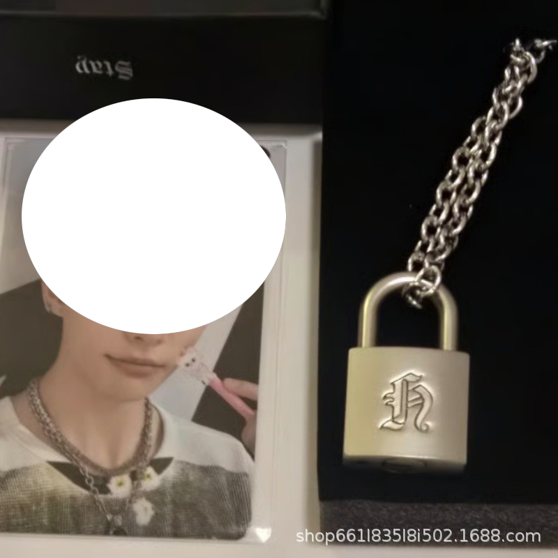 Men Accessories Jewelry - Ashionable Creatieve Metalen Slotketting Hetzelfde als