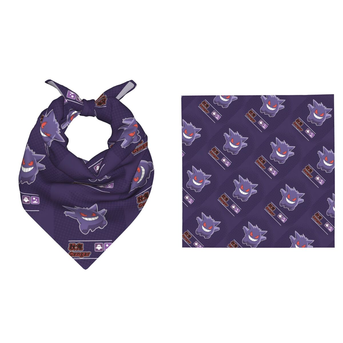 Men Accessories For Neck - 55CM Pokémon Gengar bandana voor feesten,