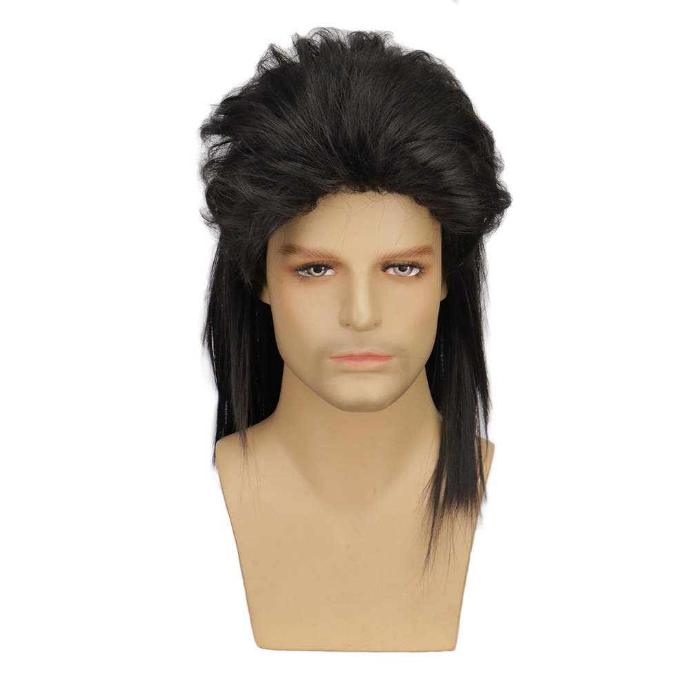Men'S Accessories In The 80S - Mannen Pruiken Synthetische Mullet pruiken 80s