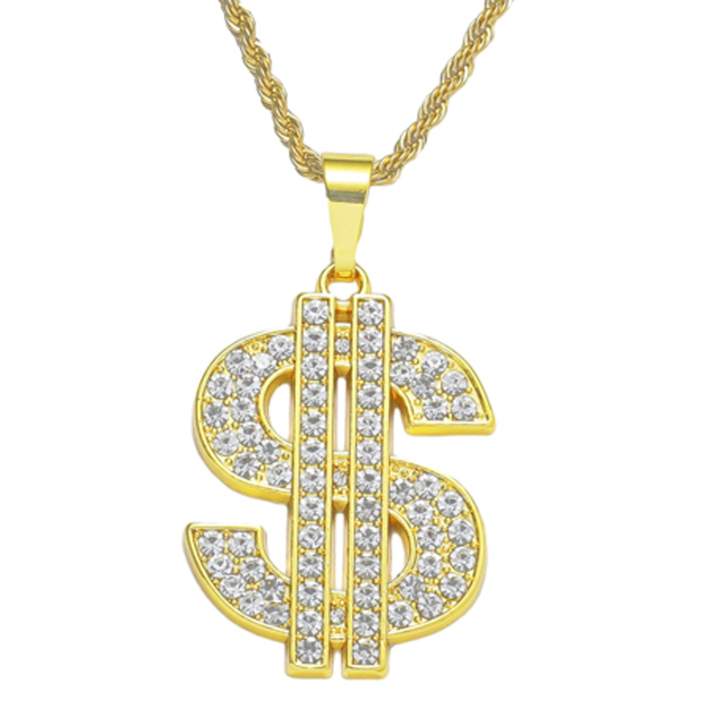 Men'S Accessories In The 90S - Dollar Bord Ketting 80S 90S Kostuum