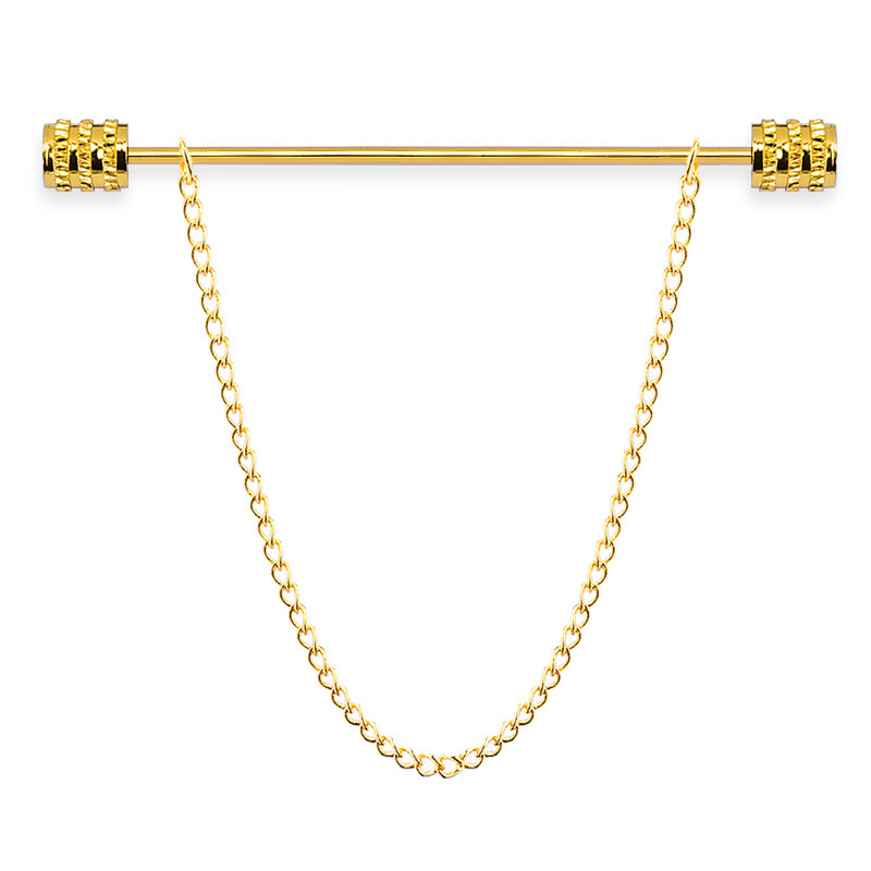 Men Accessories Jewelry - Nieuwe herenbroche voor overhemd, opstaande kraag,