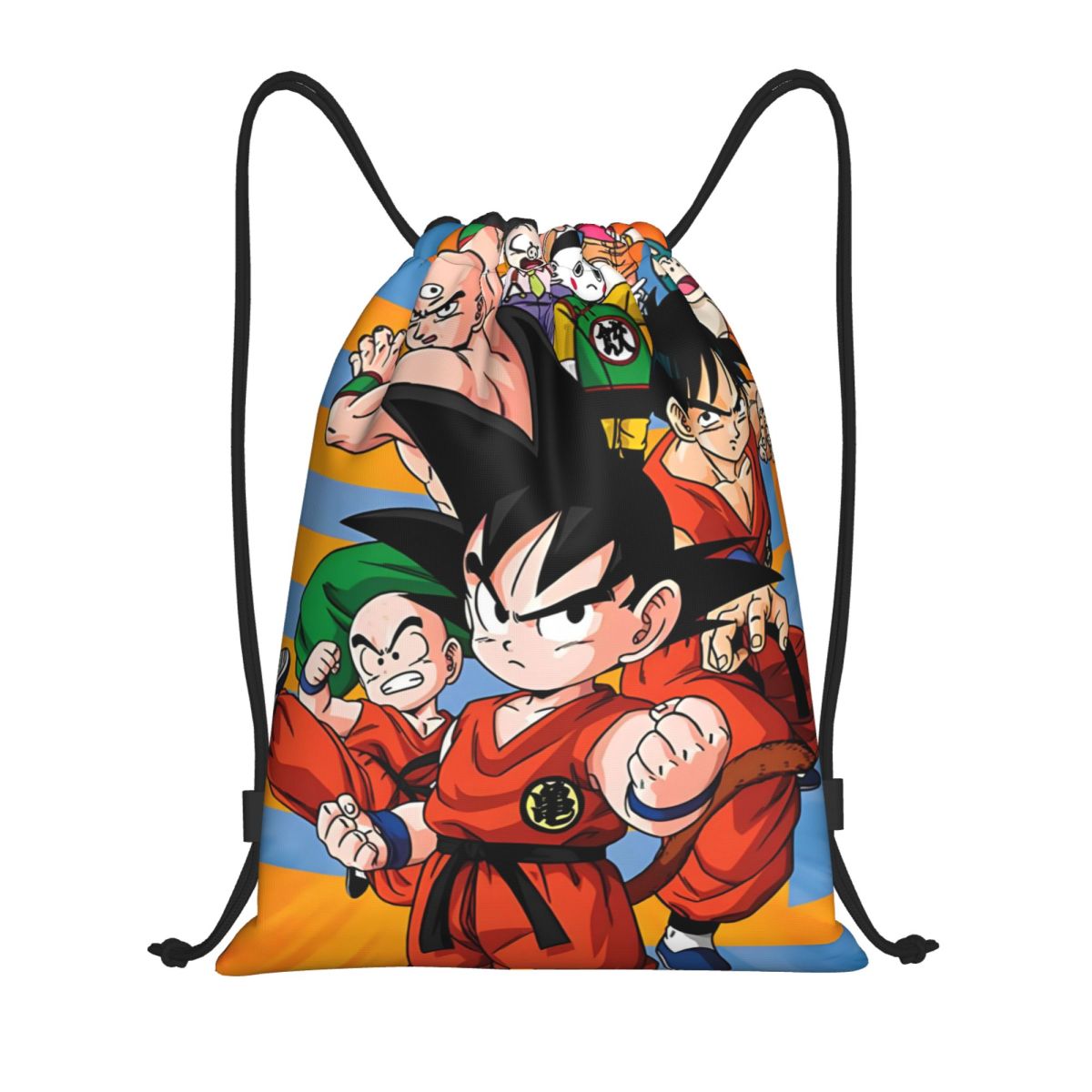 Men Accessories Shop - Aangepaste DBZ G-Gokues cartoon-tassen met trekkoord