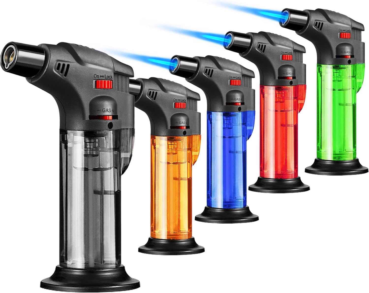 Lighter Windproof - Butaan Hervulbare Jet Flame Torch Aansteker