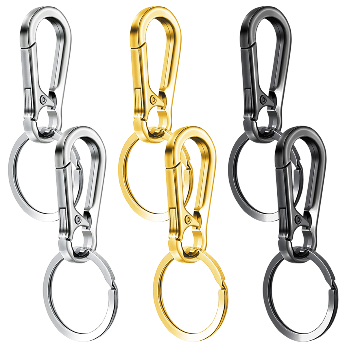 Men Accessories Bag - 6/12/20 stuks sleutelhangers van legering, duurzaam