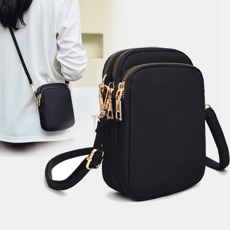 Men Accessories Bag - Minimalistische verticale crossbody telefoontas voor dames