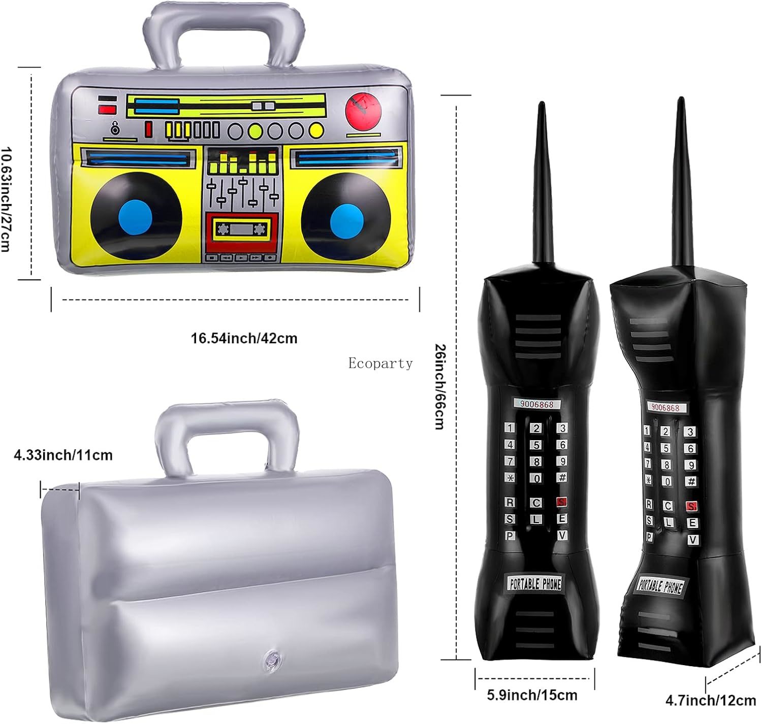 Halloween 6 Stuks 80s 90s Hip  - Men'S Accessories In The 90S recensie en prijs