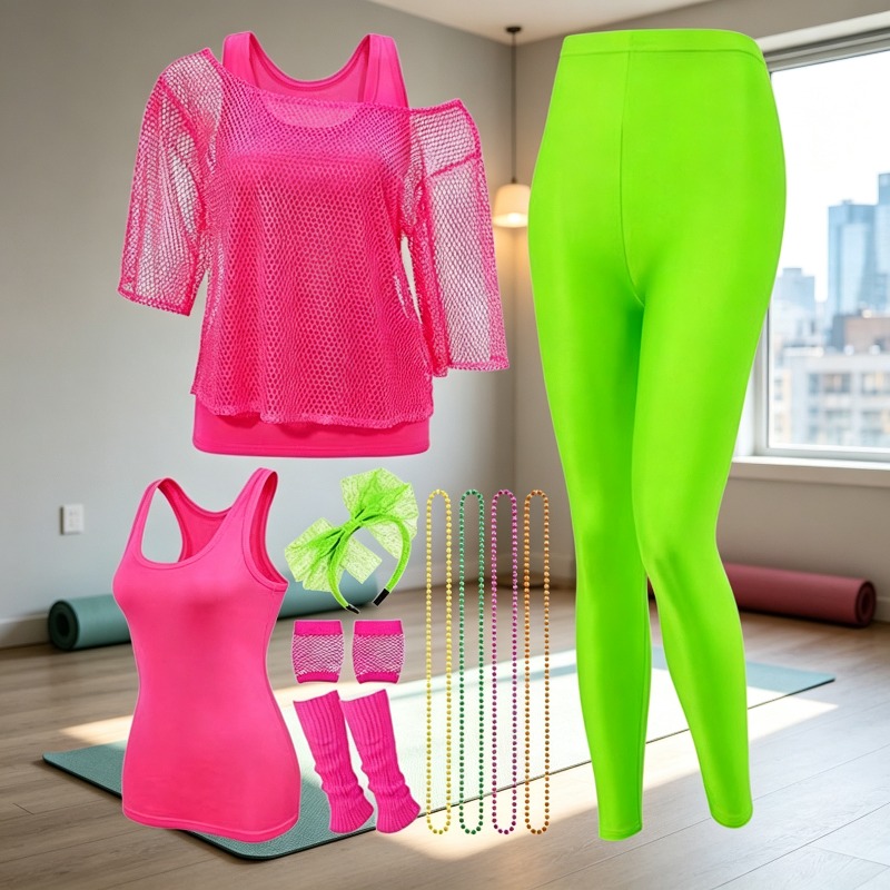 Complete jaren 80 fitnessinstr - Men'S Accessories In The 80S recensie en prijs