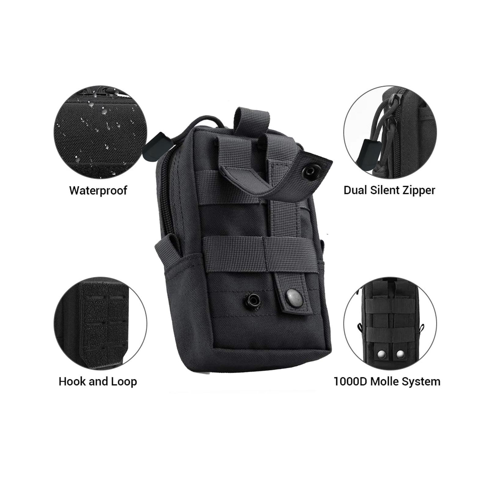 Tactische Molle Pouch Heuptas  - Men Accessories Bag recensie en prijs