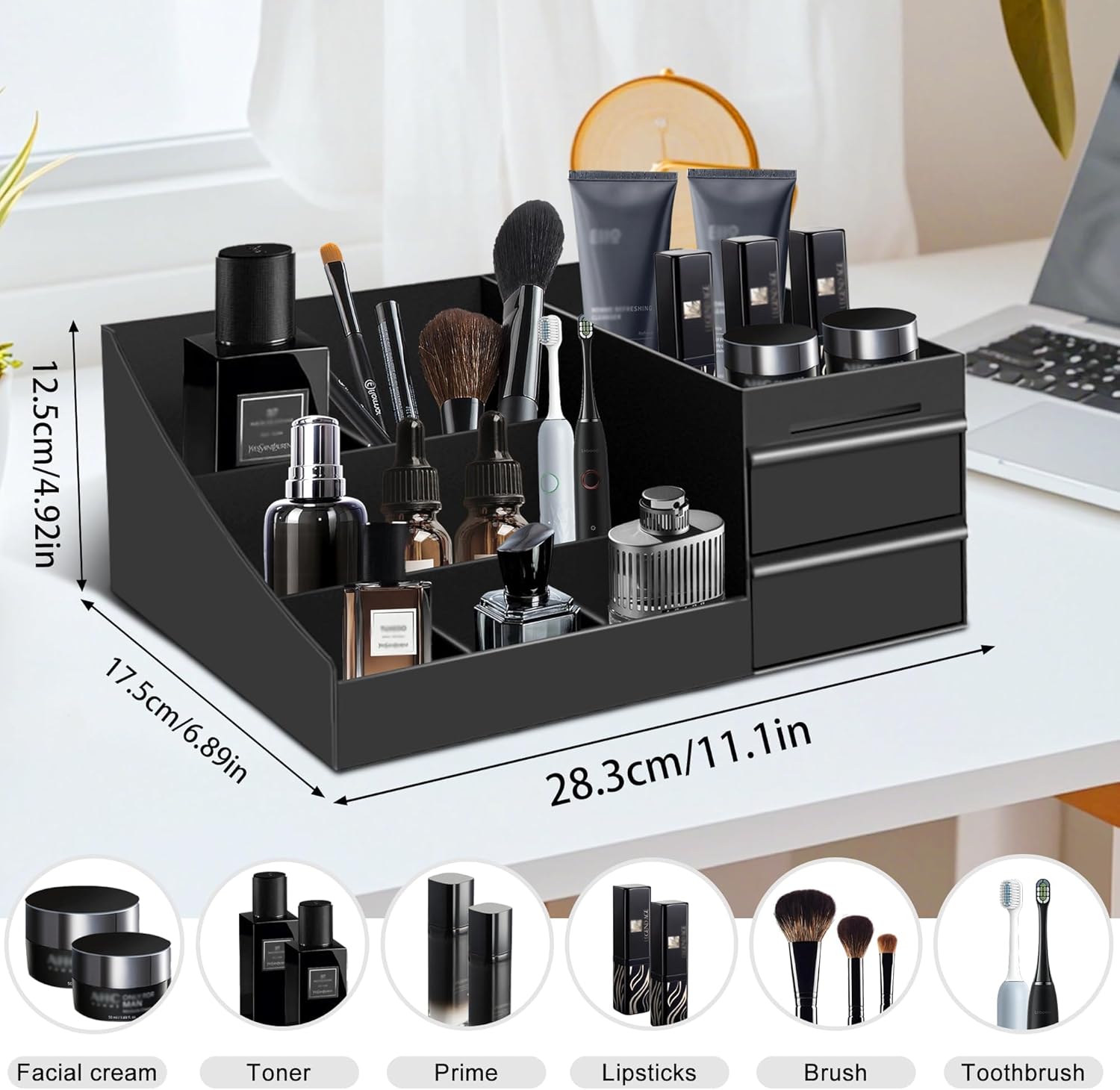 Vintage badkamerorganizer cosm - Men'S Accessories Organizer Tray recensie en prijs
