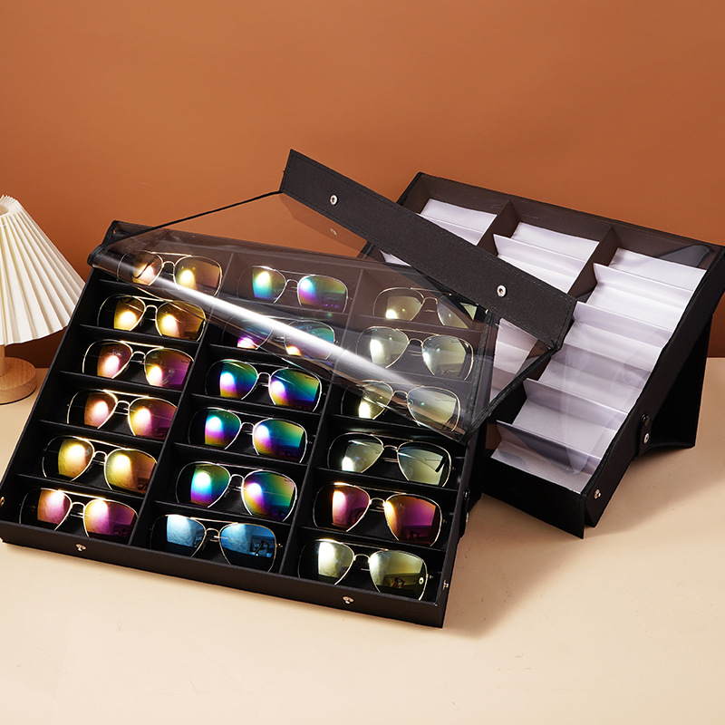 18 Slots/Grid Bril Opbergdoos  - Men'S Accessories Organizer Tray recensie en prijs