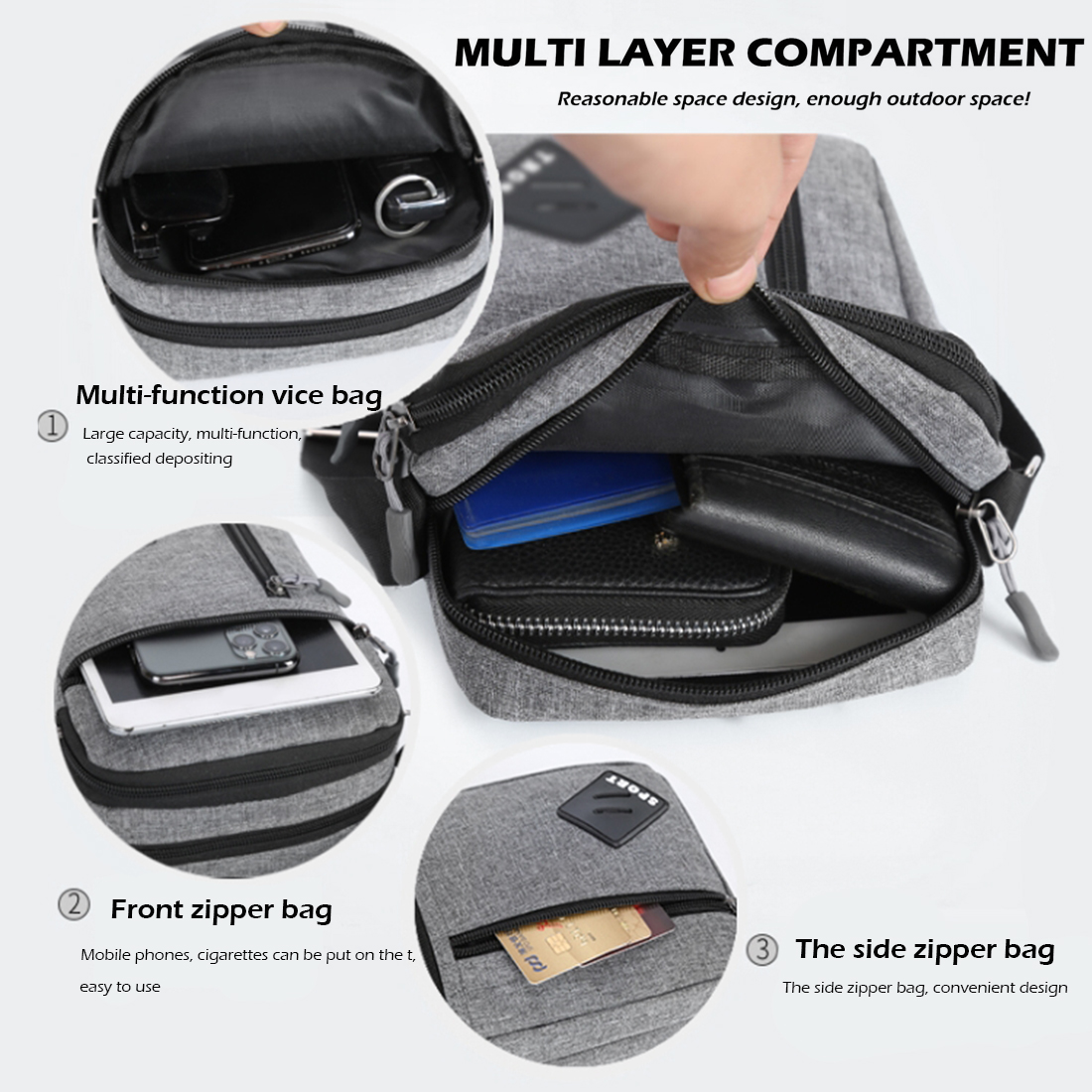 2026 Heren Messenger Bag Cross - Men Accessories Bag recensie en prijs