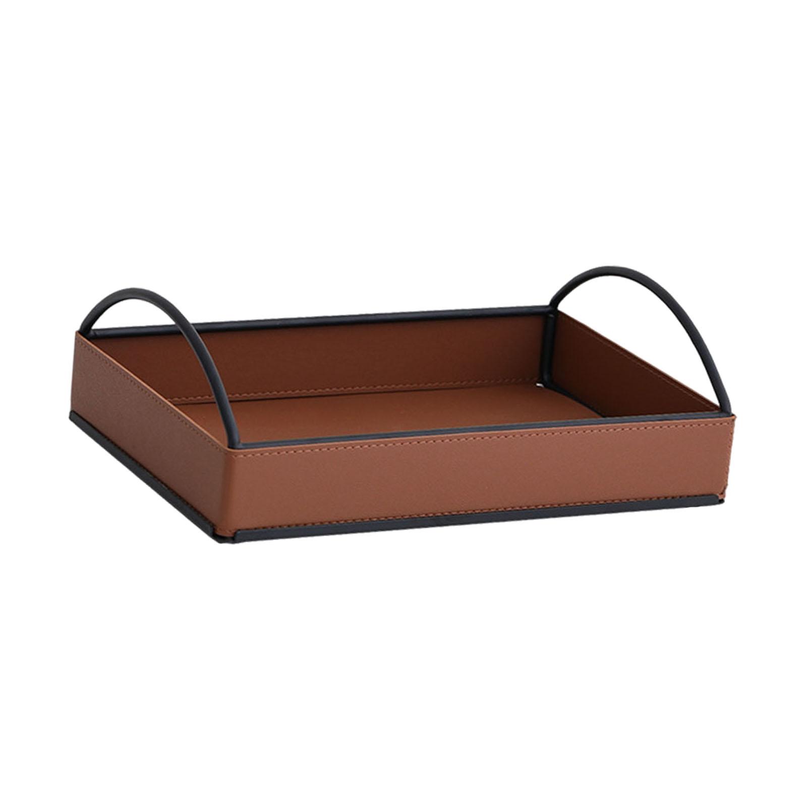 Moderne PU lederen opbergbak v - Men'S Accessories Organizer Tray recensie en prijs
