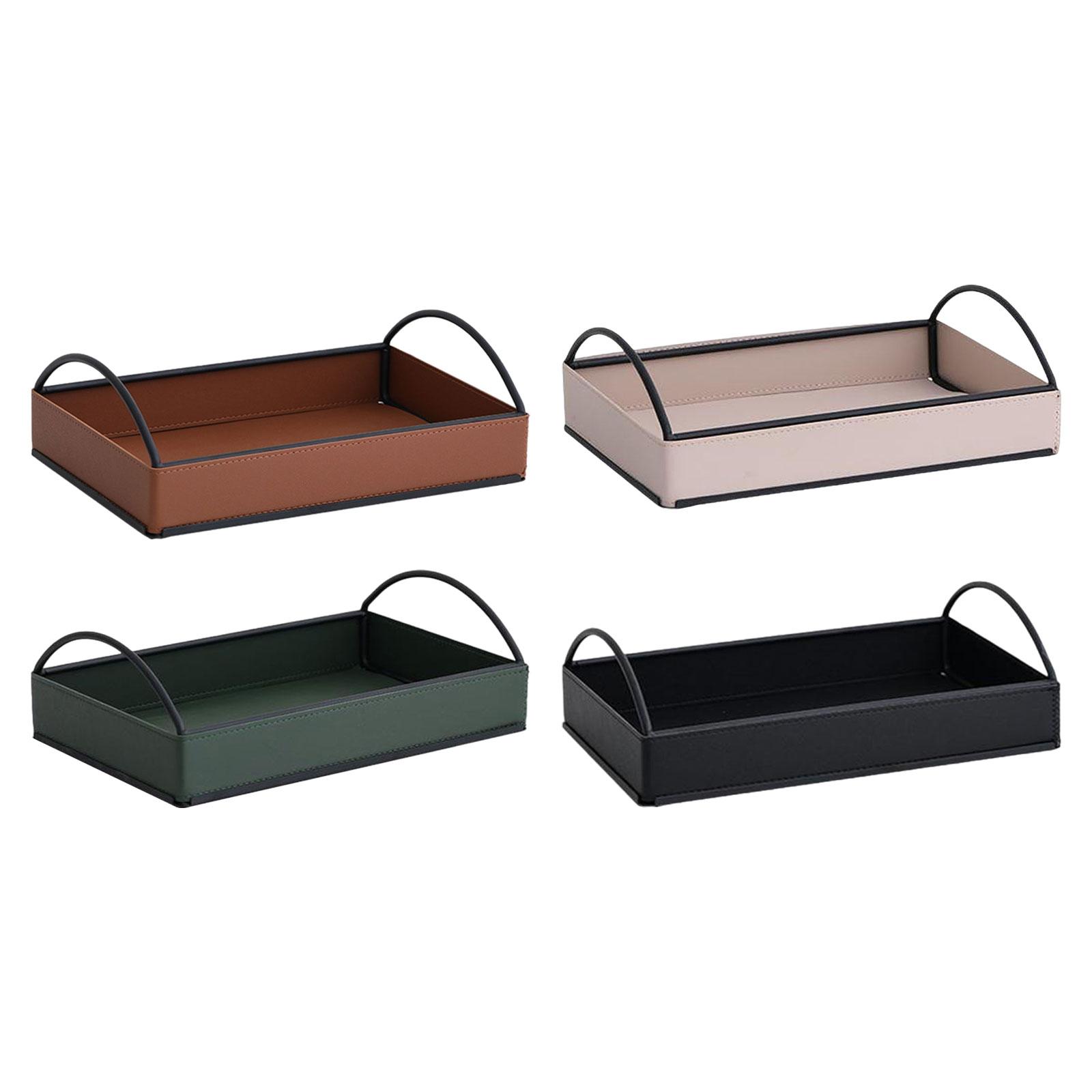 Moderne PU lederen opbergbak v - Men'S Accessories Organizer Tray recensie en prijs