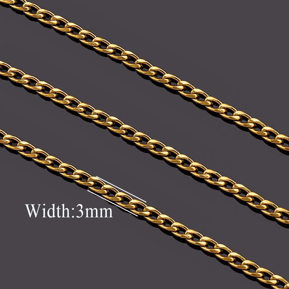 2 meter RVS lipkettingen NK la - Men'S Accessories Chain recensie en prijs