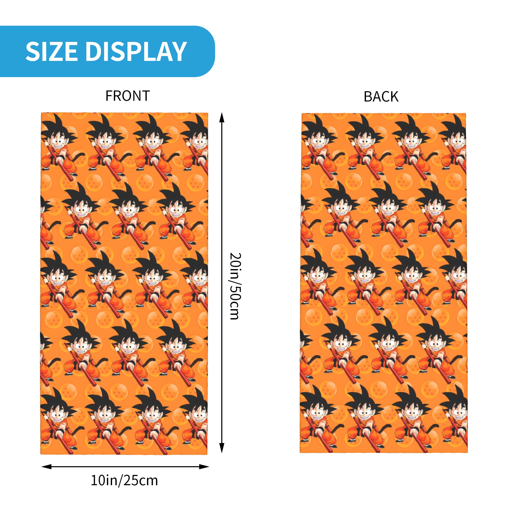 Aangepaste Goku Anime Bandana  - Men Accessories For Neck recensie en prijs