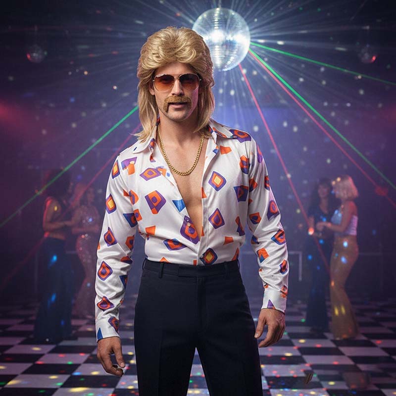 Jaren '80 Disco Synthetische P - Men'S Accessories In The 80S recensie en prijs