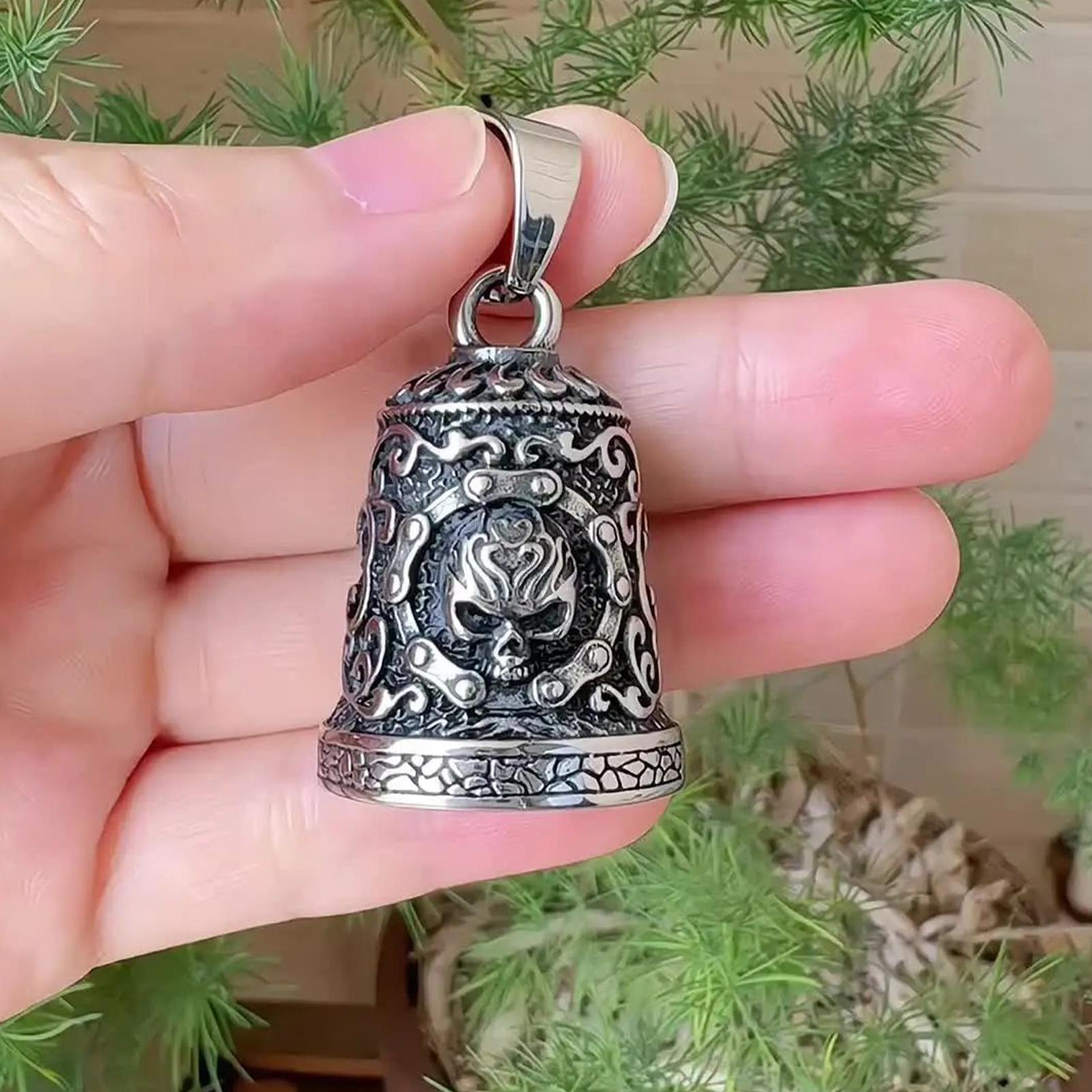 Skull Bell Charm Motorcycle Be - Men'S Accessories Chain recensie en prijs