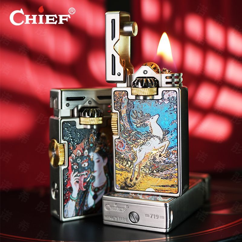 CHIEF Retro olieaansteker Wind - Lighter Windproof recensie en prijs