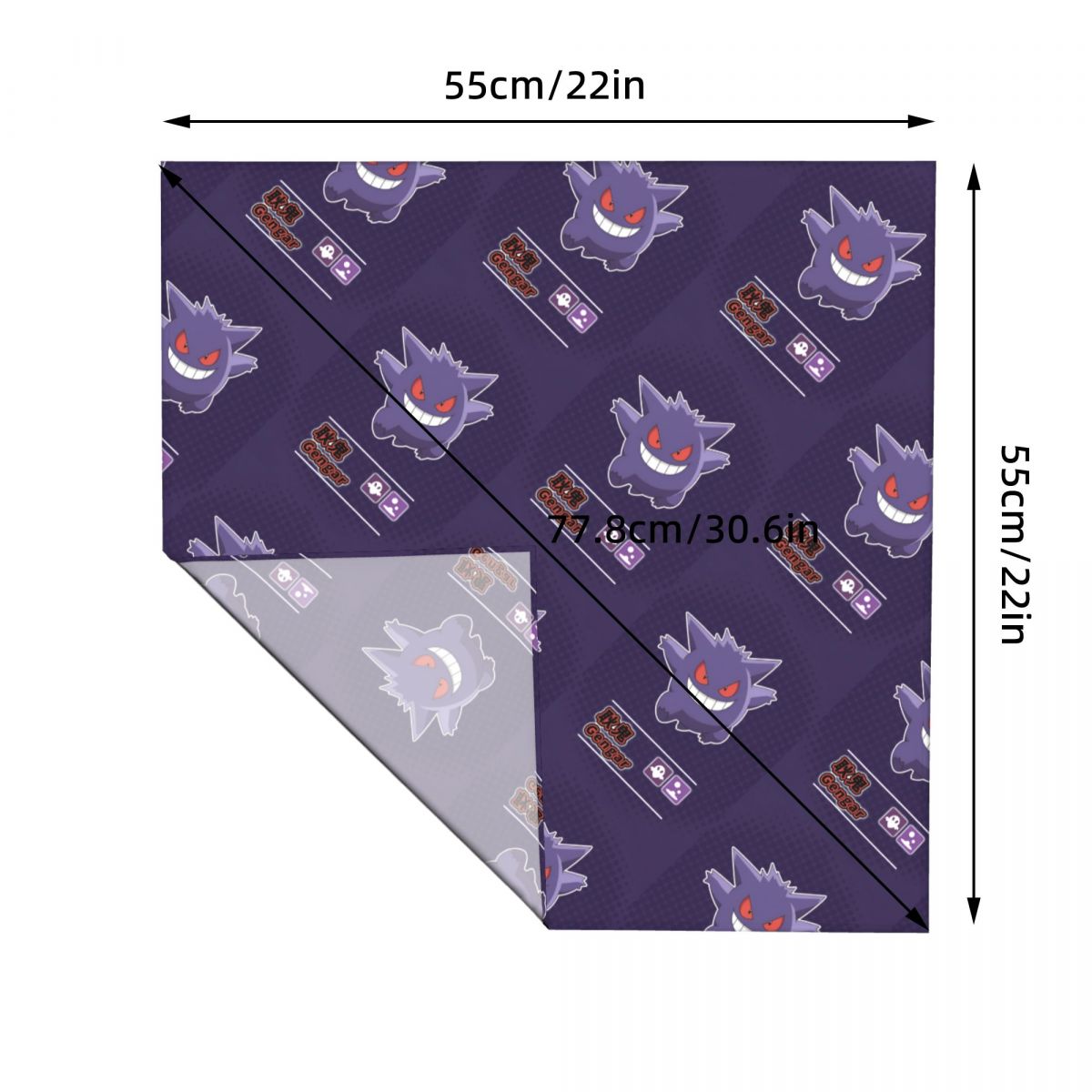 55CM Pokémon Gengar bandana vo - Men Accessories For Neck recensie en prijs