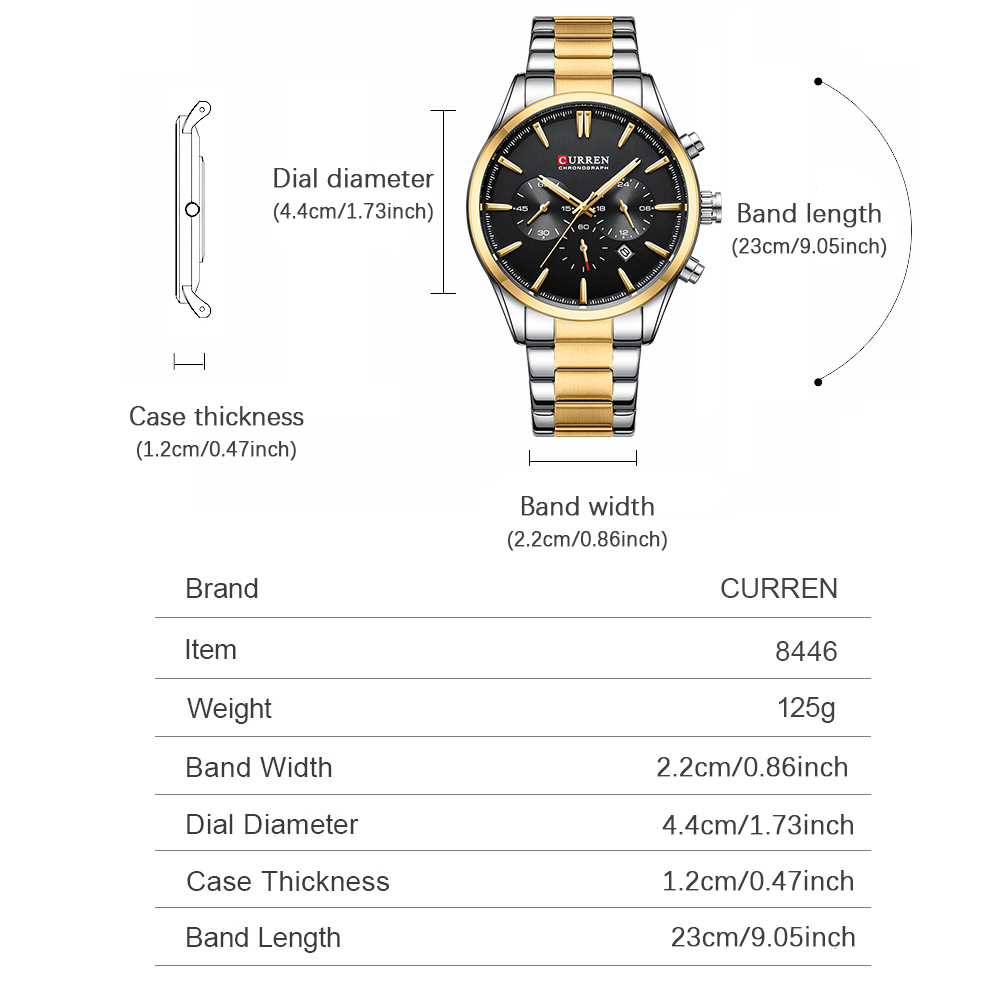 CURREN Casual quartz chrono sp - Men Accessories Jewelry recensie en prijs