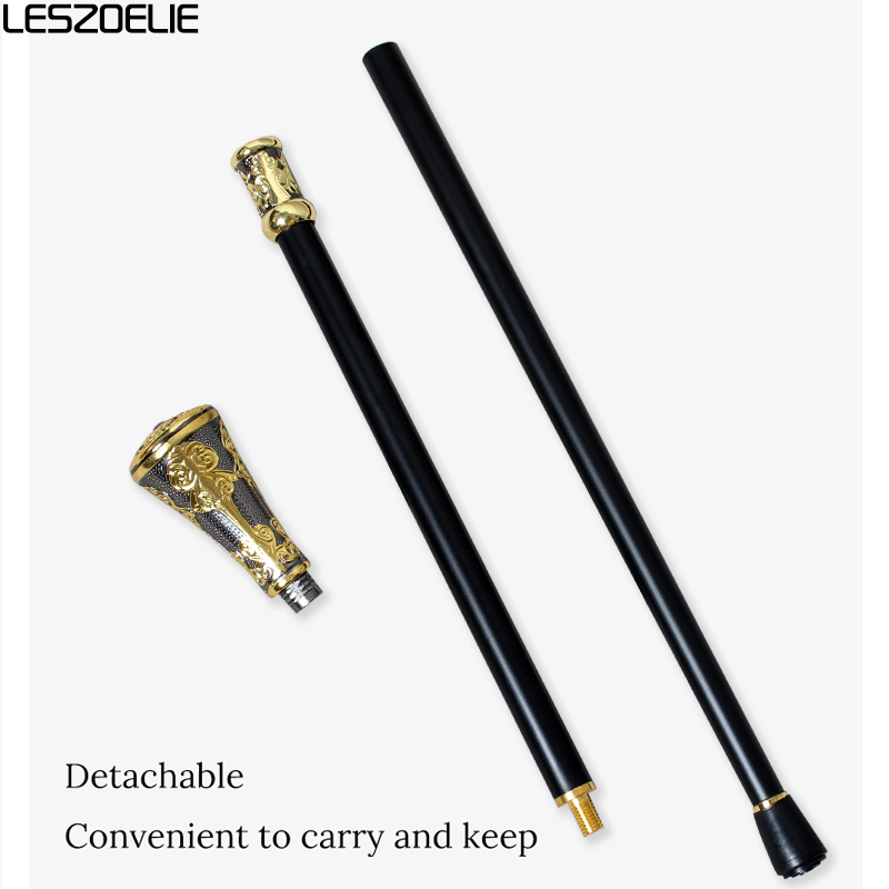 Luxe goud en zwart wandelstok  - Quality Men'S Accessories recensie en prijs