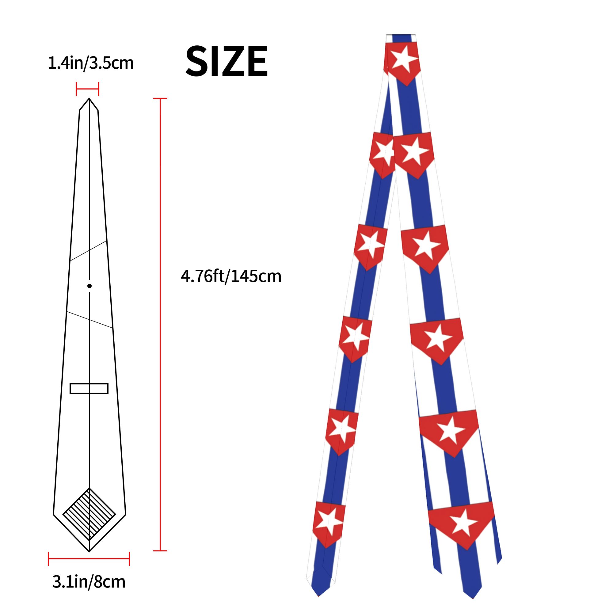 Cuba Nationale Vlag Gedurfd On - Men Accessories For Neck recensie en prijs
