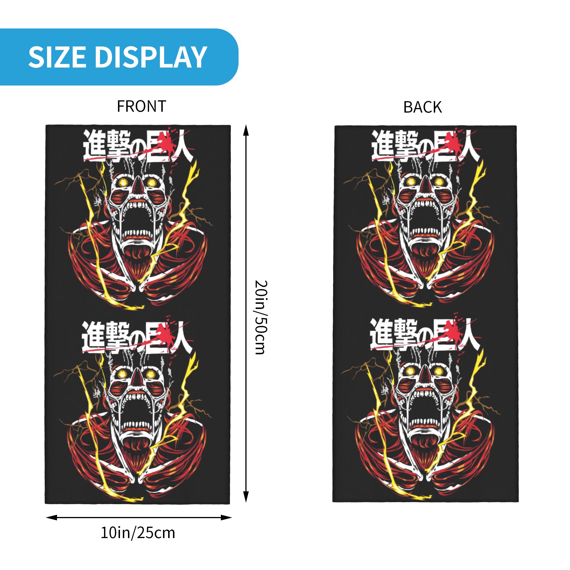 Skull Japanse Manga Attack on  - Men Accessories For Neck recensie en prijs