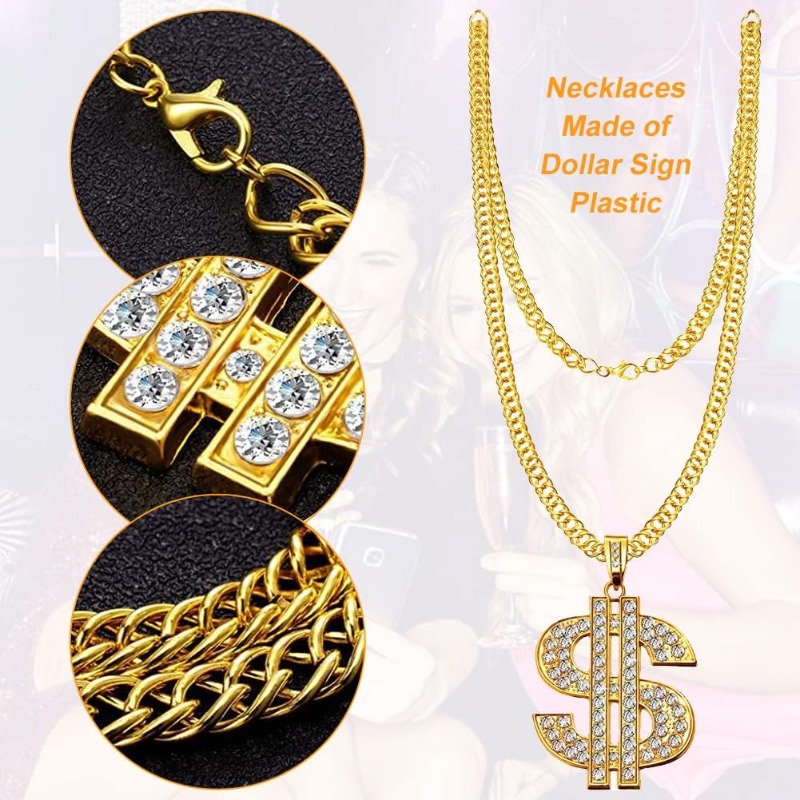 5-delige hiphop kostuumset, ja - Men'S Accessories In The 80S recensie en prijs