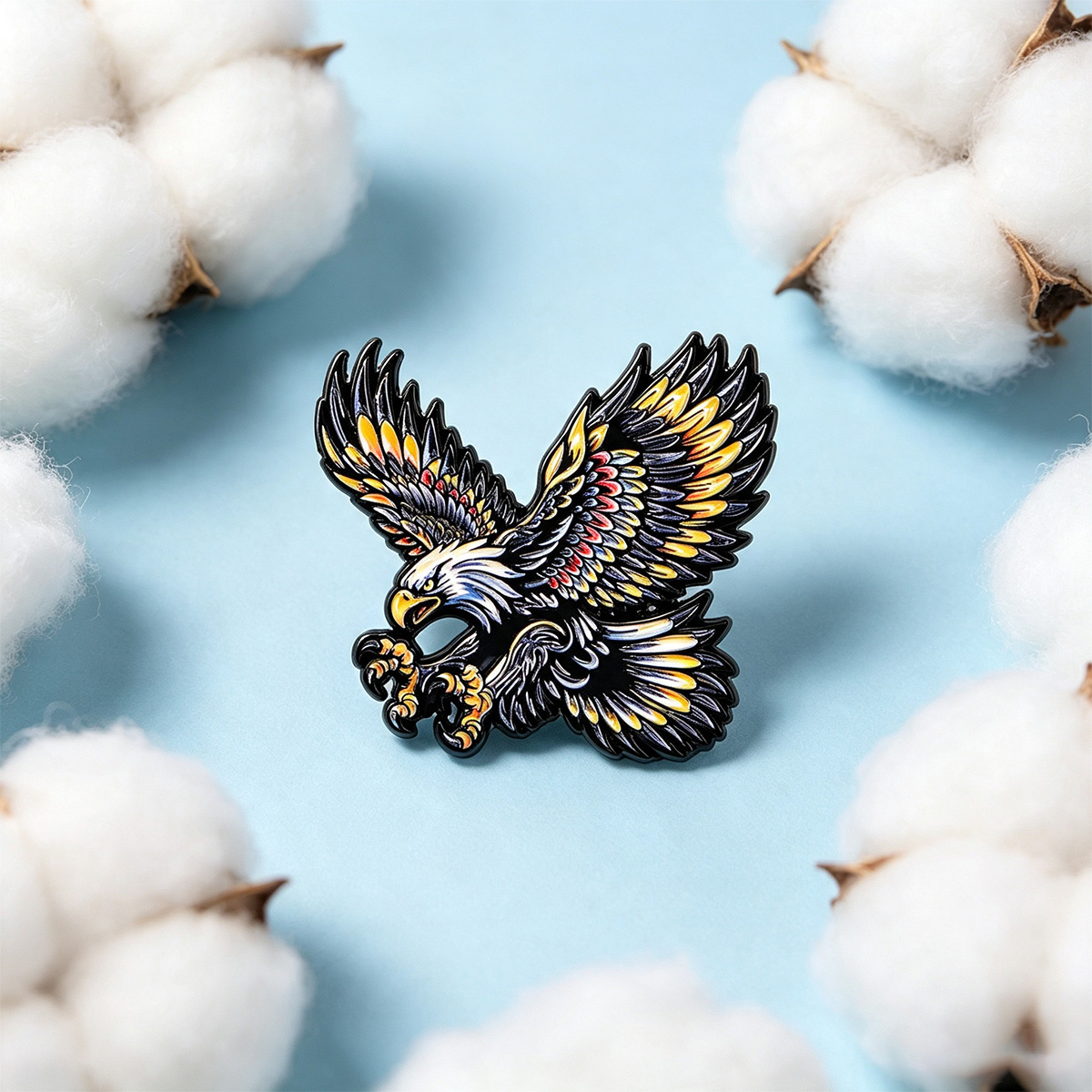 9 stuks Flying Eagle emaille p - Men Accessories Jewelry recensie en prijs