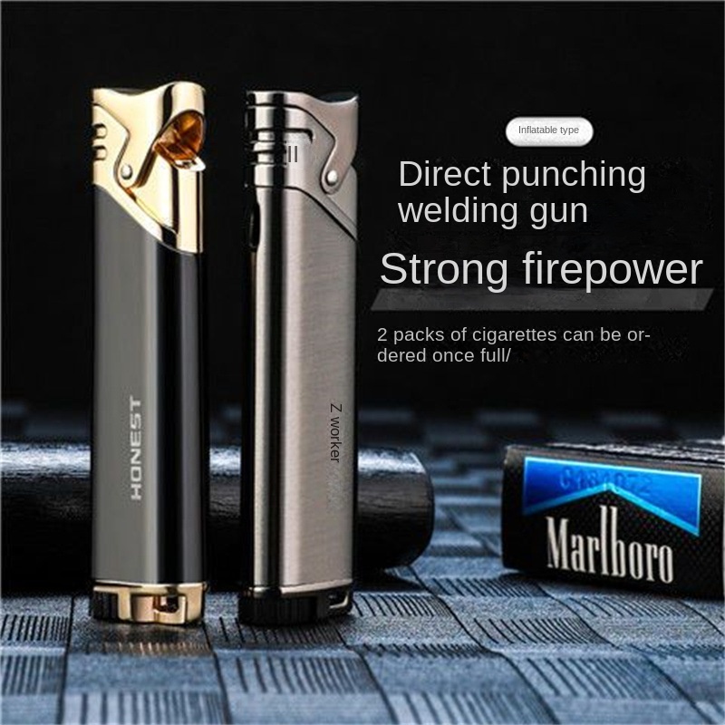 Nieuwe Metalen Ultra Dunne Sla - Lighter Windproof recensie en prijs