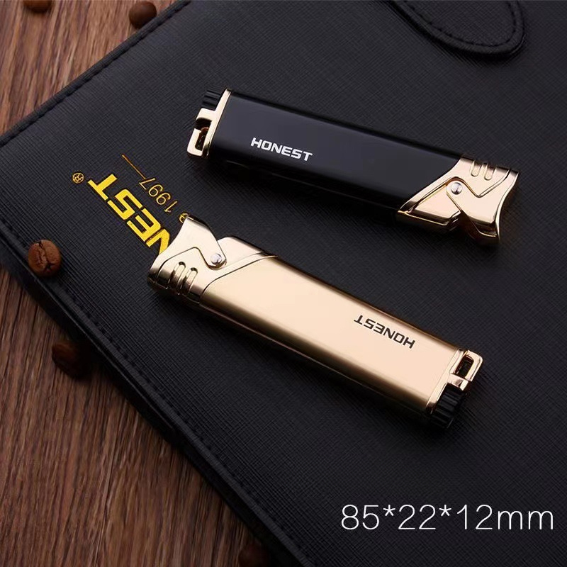 Nieuwe Metalen Ultra Dunne Sla - Lighter Windproof recensie en prijs