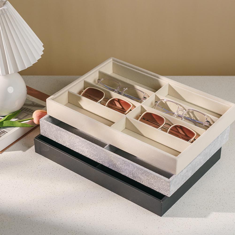 8-raster fluwelen brilhouder o - Men'S Accessories Organizer Tray recensie en prijs